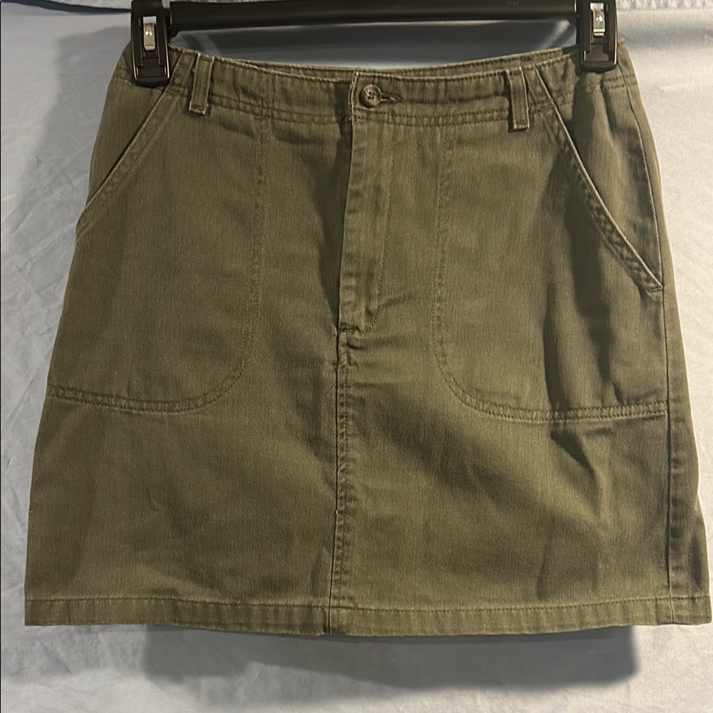 Olive Green Women's Skirt